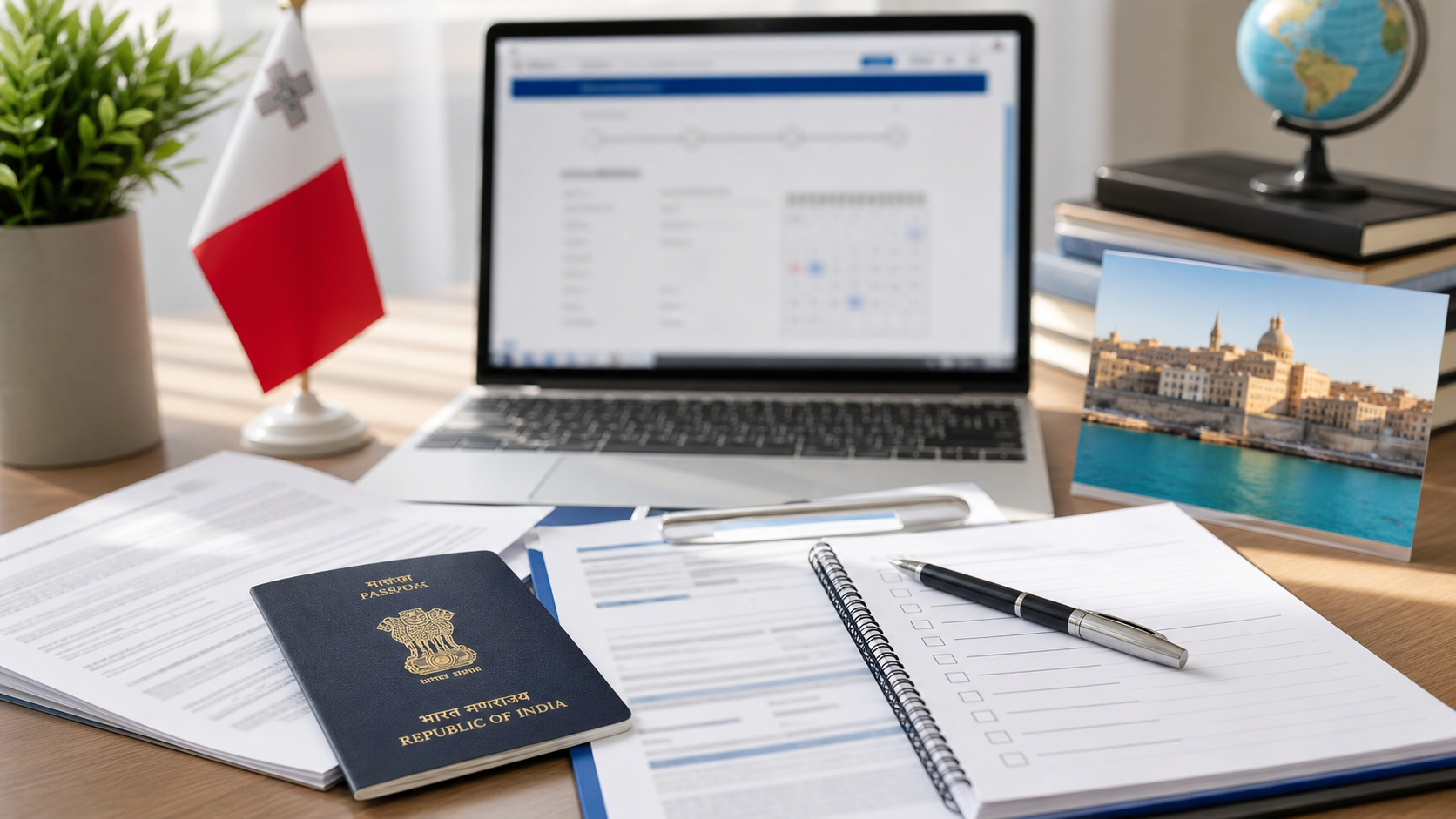 Malta student visa documents for Indian students