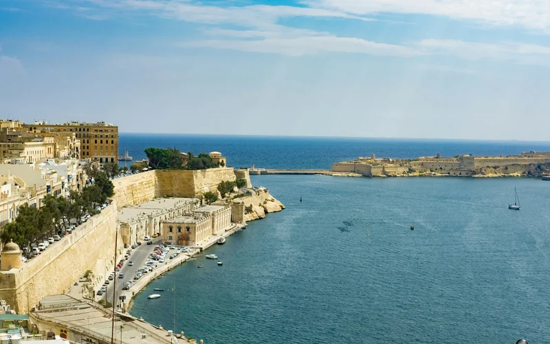 Valletta Malta waterfront buildings — UNESCO World Heritage capital city for international students | Outreach Recruitment